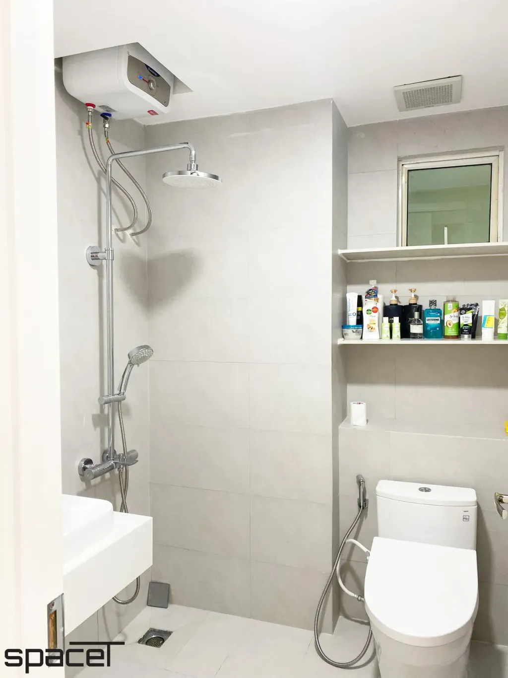 Phòng tắm - Cải tạo Căn hộ Hoàng Anh Gia Lai 2 - Phong cách Minimalist  | Space T