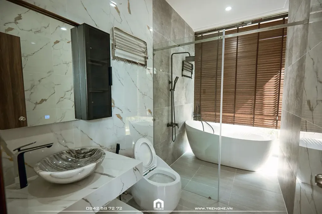 Phòng tắm - Biệt thự Bà Rịa - Phong cách Modern  | Space T