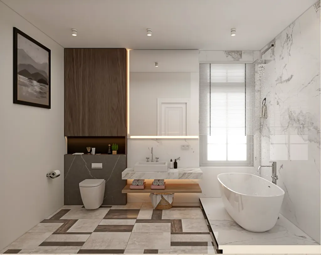 Phòng tắm - Biệt thự Long Hải - Phong cách Neo Classic  | Space T