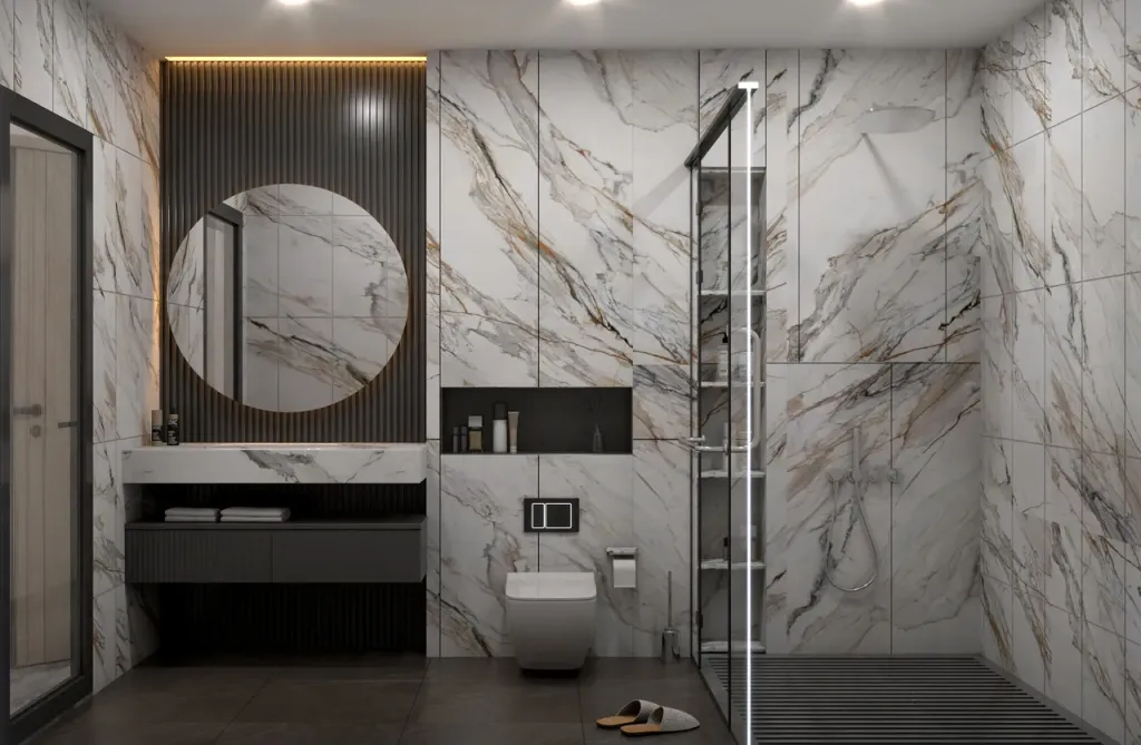 Phòng tắm - Nhà phố Vũng Tàu 450m2 - Phong cách Modern  | Space T