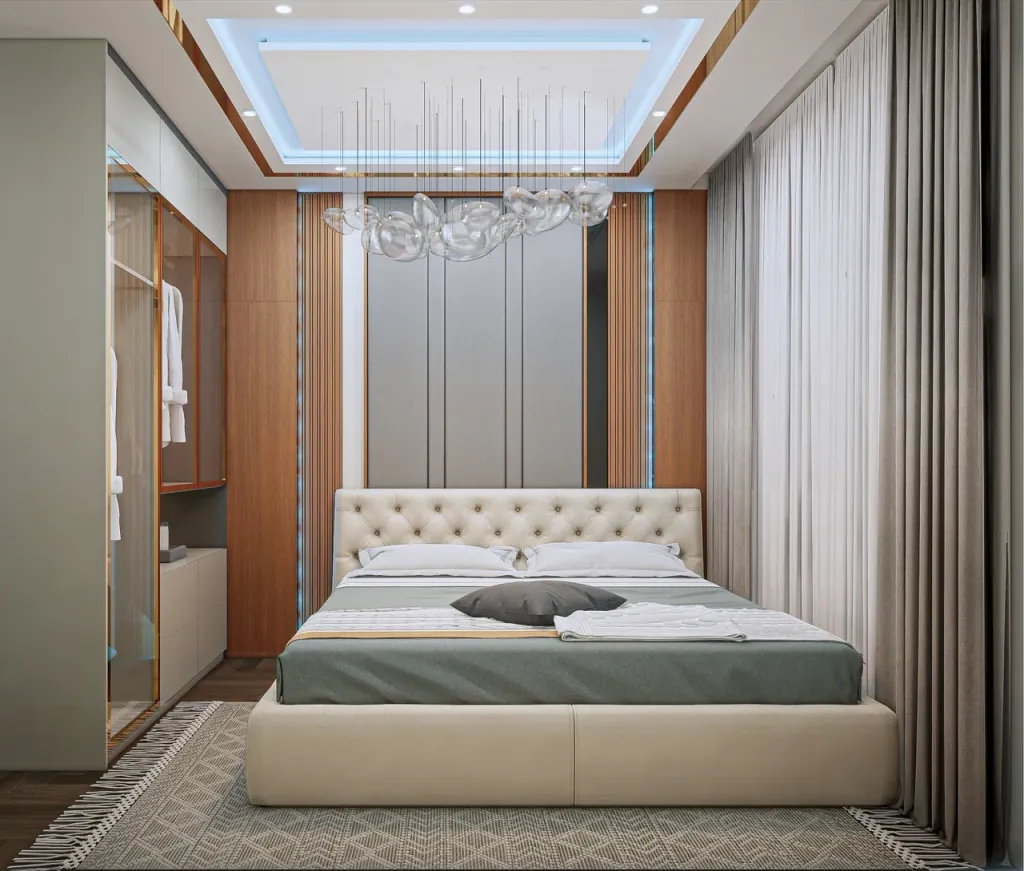 Phòng ngủ - Nhà phố 372m2 - Phong cách Modern  | Space T