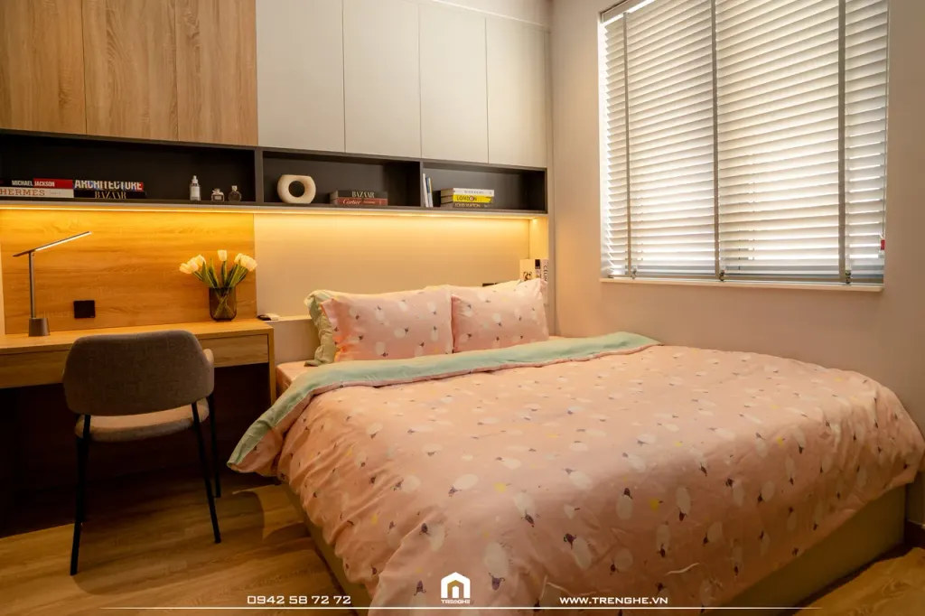 Phòng ngủ - Nhà phố Bà Rịa 400m2 - Phong cách Modern  | Space T