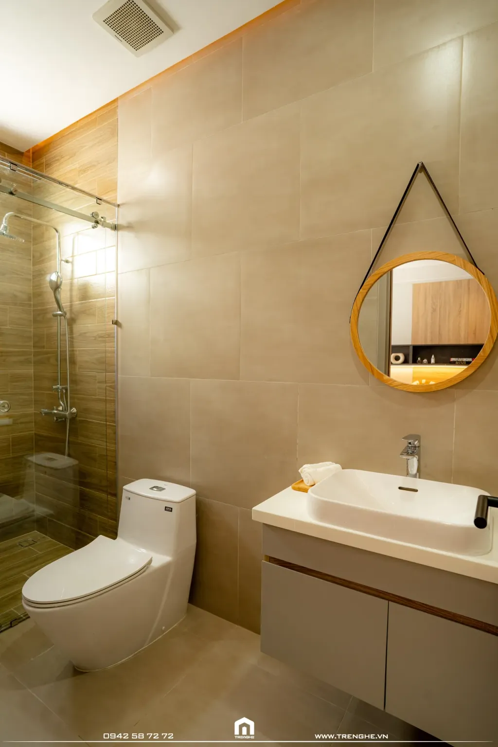 Phòng tắm - Nhà phố Bà Rịa 400m2 - Phong cách Modern  | Space T