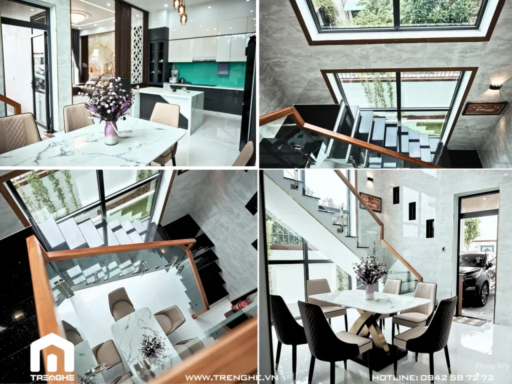 Phòng ăn - Biệt thự Hòa Long 302m2 - Phong cách Modern  | Space T