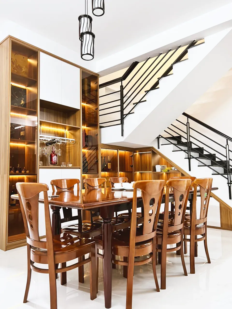 Phòng ăn - Nhà phố Phú Nhuận 400m2 - Phong cách Modern  | Space T