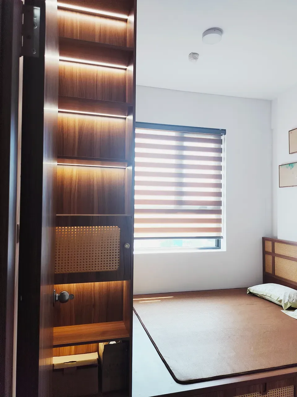 Phòng ngủ - Căn hộ Opal Boulevard Dĩ An - Phong cách Japandi  | Space T