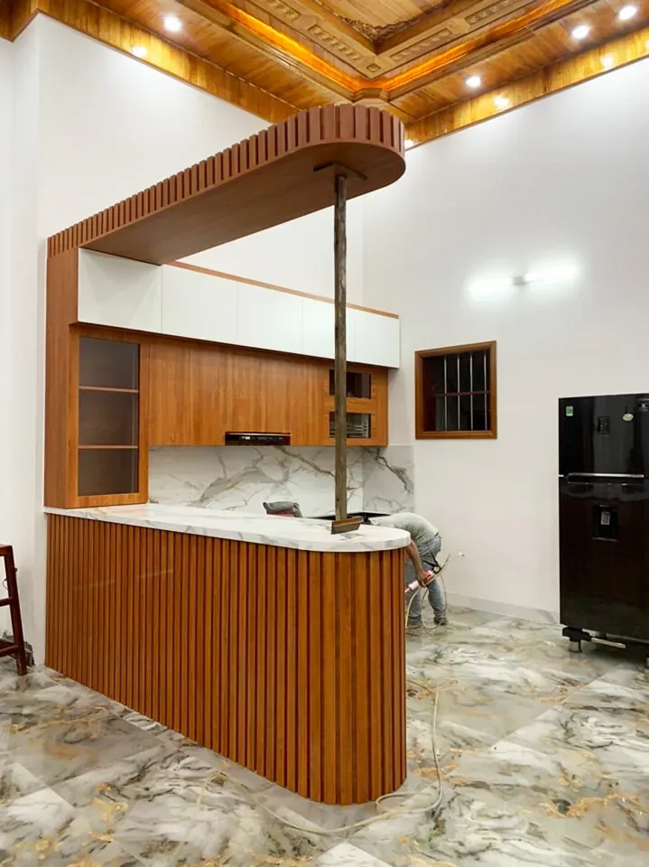 Phòng bếp - Nhà phố Đức Linh Bình Thuận - Phong cách Modern  | Space T