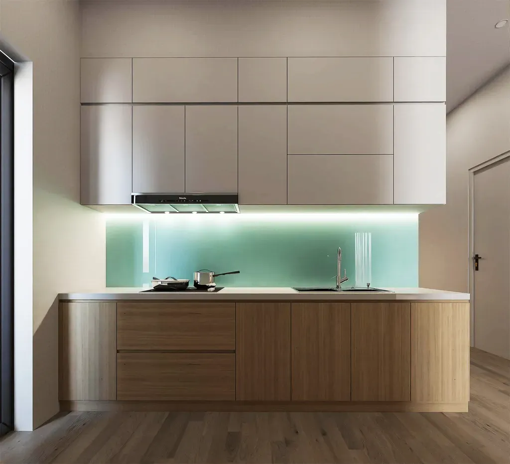 Phòng bếp - Concept Căn hộ phong cách Scandinavian  | Space T