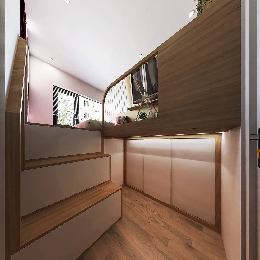 Phòng ngủ - Concept Căn hộ phong cách Scandinavian  | Space T