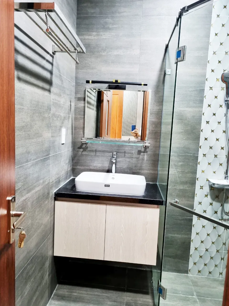 Phòng tắm - Nhà phố Vĩnh Viễn Quận 10 - Phong cách Modern  | Space T