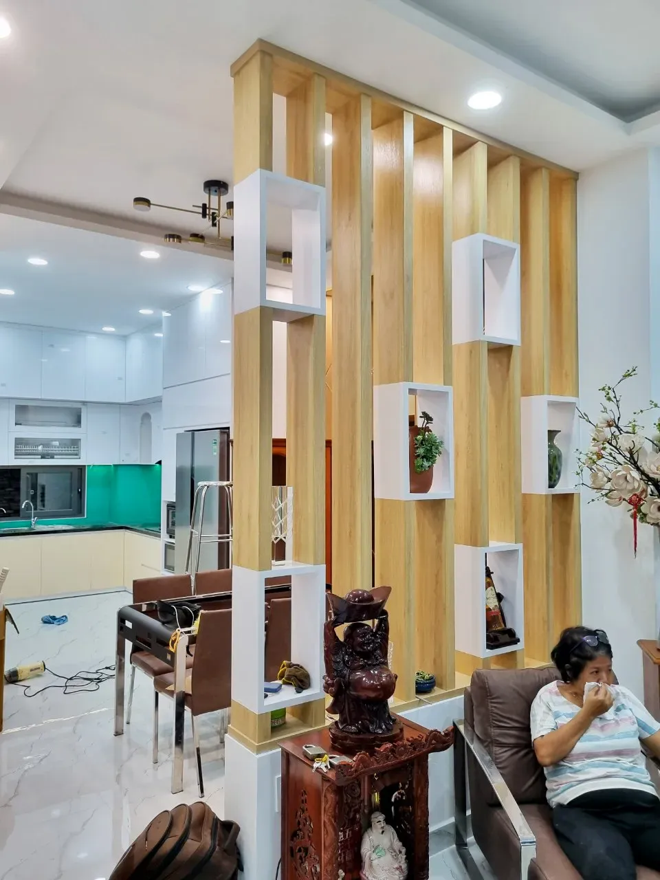 Phòng khách - Nhà phố Vĩnh Viễn Quận 10 - Phong cách Modern  | Space T