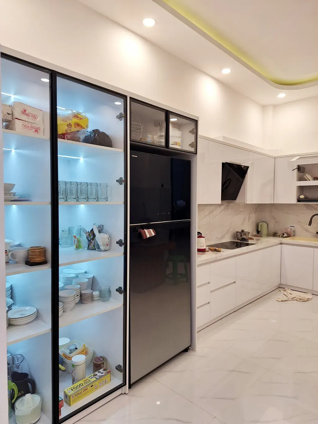 Phòng bếp - Cải tạo Nhà phố Tân Phú - Phong cách Modern  | Space T