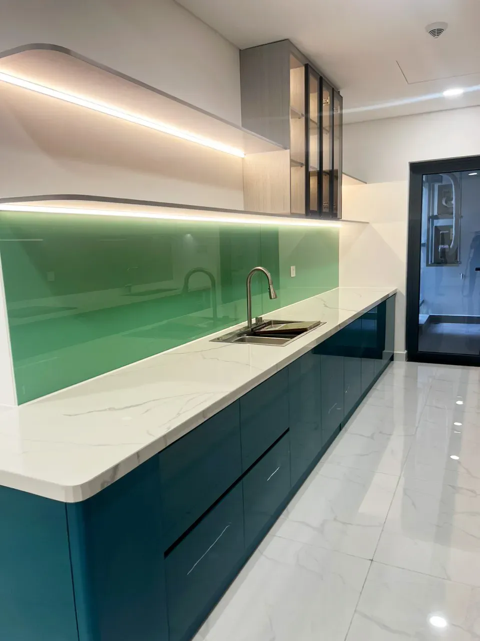 Phòng bếp - Căn hộ chung cư Celadon Tân Phú 95m2 - Phong cách Color Block  | Space T