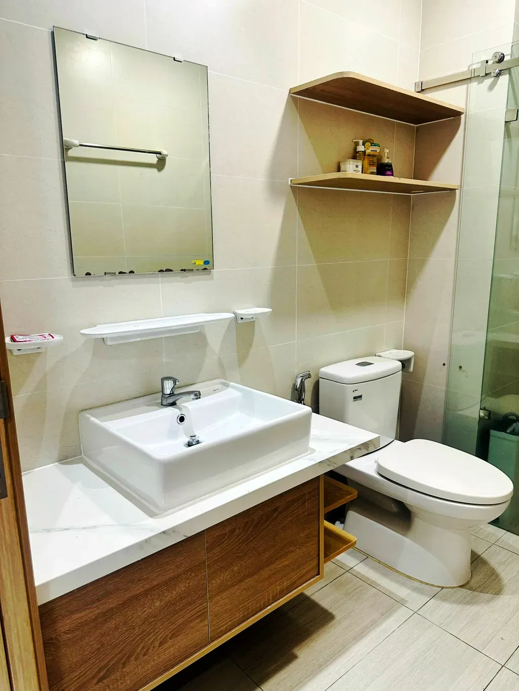 Phòng tắm - Căn hộ Thảo Điền Quận 2 - Phong cách Japandi  | Space T