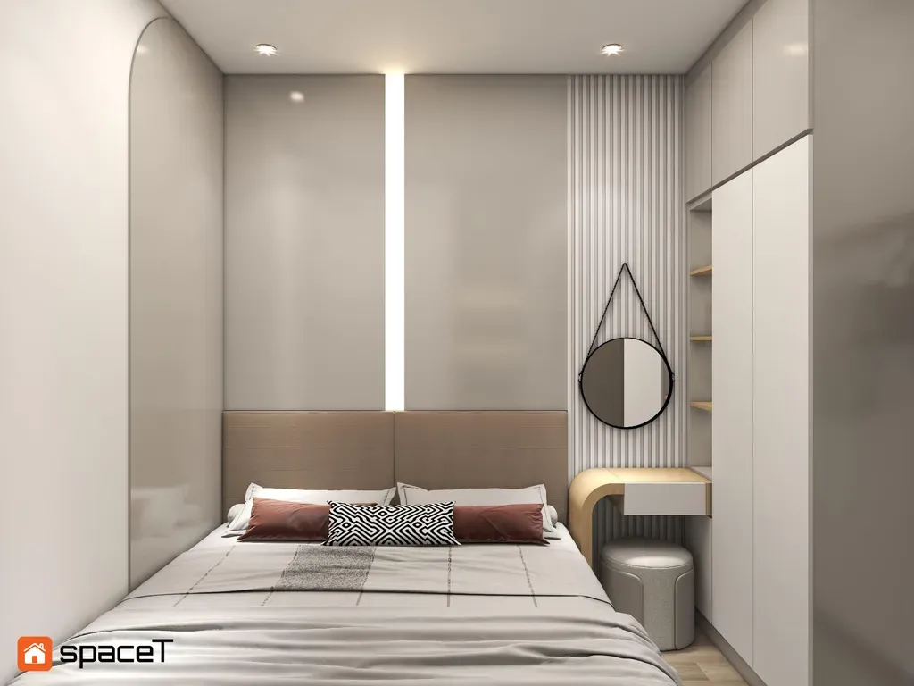 Phòng ngủ - Concept Nhà phố Cần Giờ - Phong cách Modern  | Space T