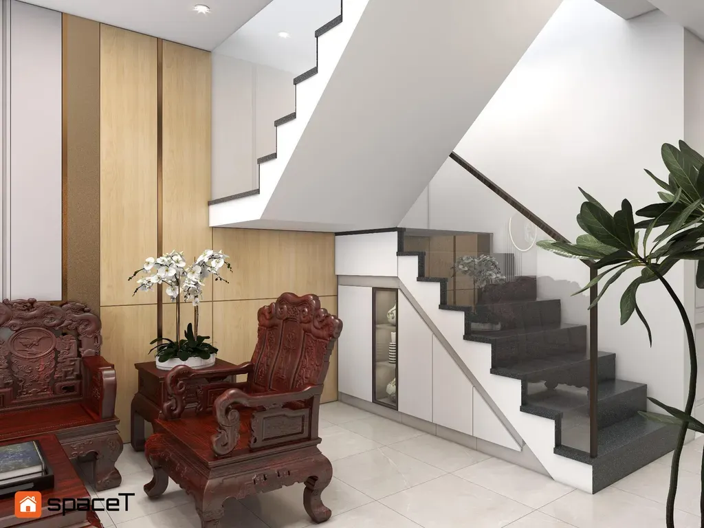 Cầu thang - Concept Nhà phố Cần Giờ - Phong cách Modern  | Space T
