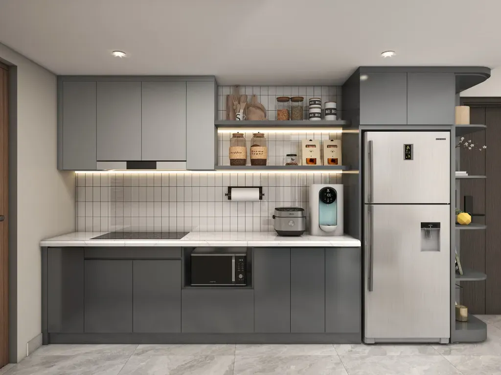 Phòng bếp - Concept Căn hộ chung cư Phú Mỹ Hưng Quận 7 - Phong cách Modern  | Space T