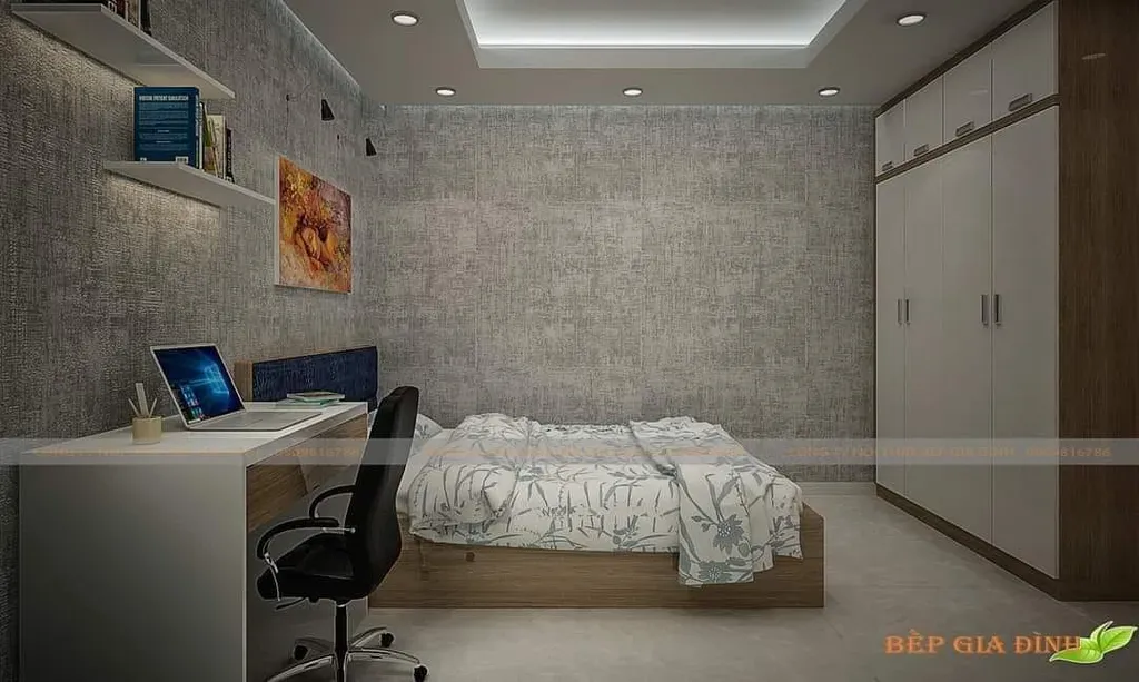 Phòng ngủ - Concept Nhà phố chị Giàu - Phong cách Modern  | Space T