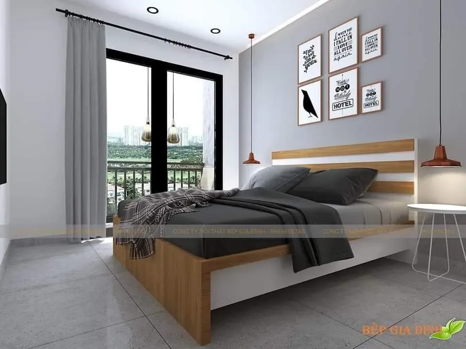 Phòng ngủ - Concept phòng ngủ Nhà cô Thanh - Phong cách Modern  | Space T