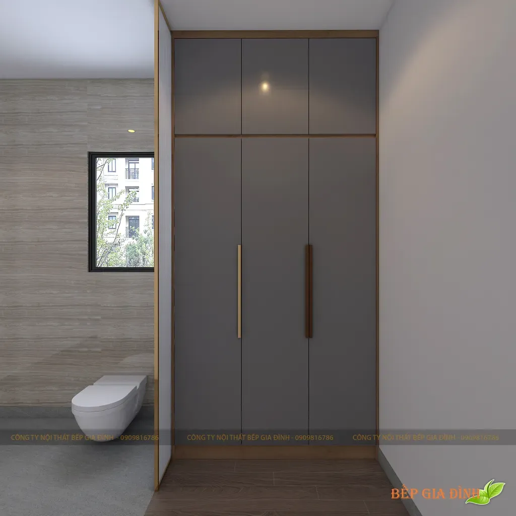Phòng tắm - Concept Nhà phố Cát Lái - Phong cách Modern  | Space T