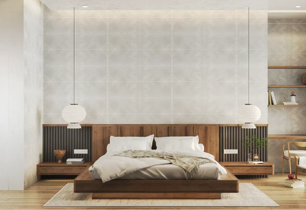Phòng ngủ - Concept Nhà phố Mũi Né - Phong cách Japandi  | Space T