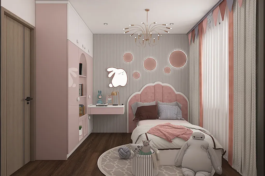 Phòng ngủ - Căn hộ Vinhome Grand Park Quận 9 - Phong cách Modern  | Space T