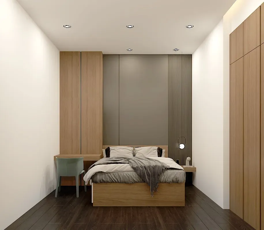 Phòng ngủ - Biệt thự Bến Lức Long An - Phong cách Modern  | Space T