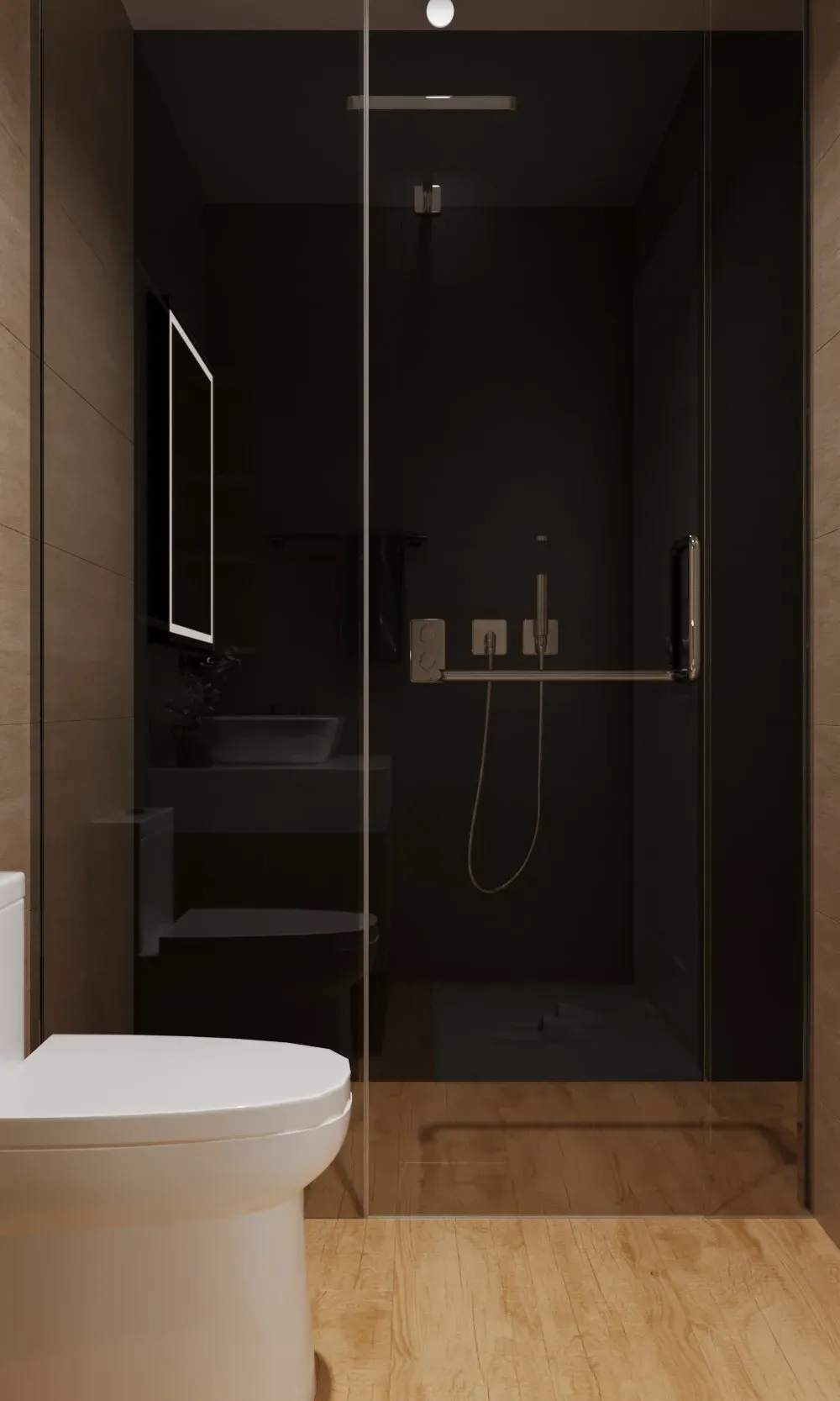 Phòng tắm - Căn hộ Mỹ Thuận Quận 8 - Phong cách Modern  | Space T