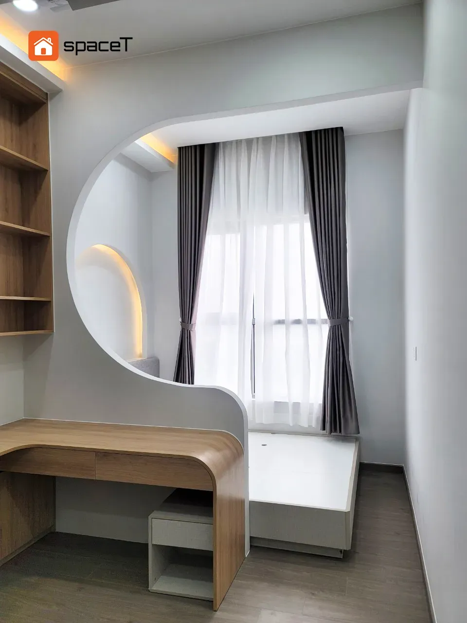Phòng ngủ - Căn hộ Westgate Bình Chánh - Phong cách Scandinavian  | Space T
