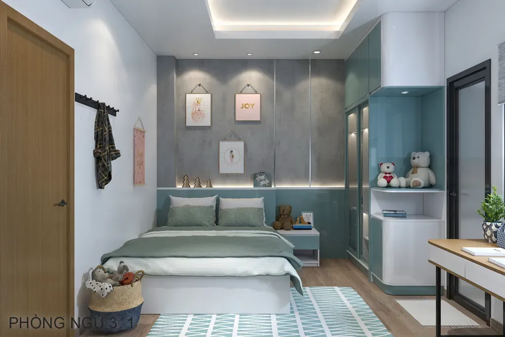 Phòng ngủ - Concept nhà phố Lê Lai - Tân Bình - Phong cách Modern  | Space T