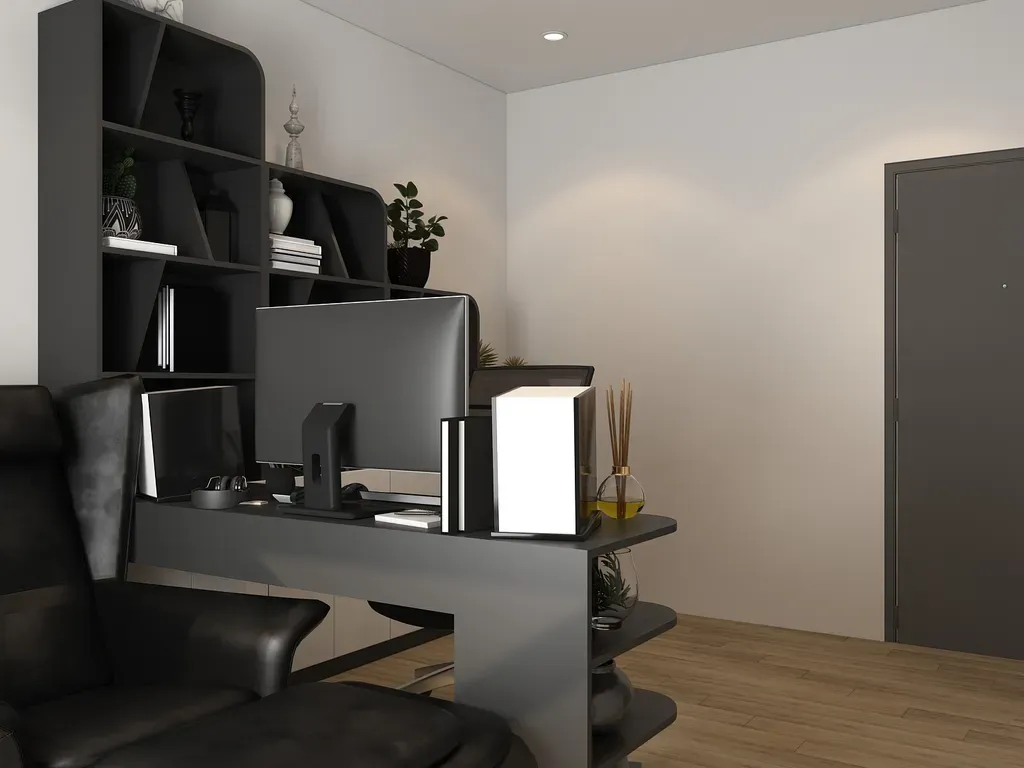 Phòng làm việc - Concept căn hộ The Antonia - Phú Mỹ Hưng - Phong cách Modern  | Space T