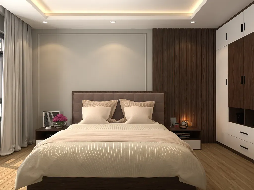 Phòng ngủ - Concept căn hộ The Antonia - Phú Mỹ Hưng - Phong cách Modern  | Space T