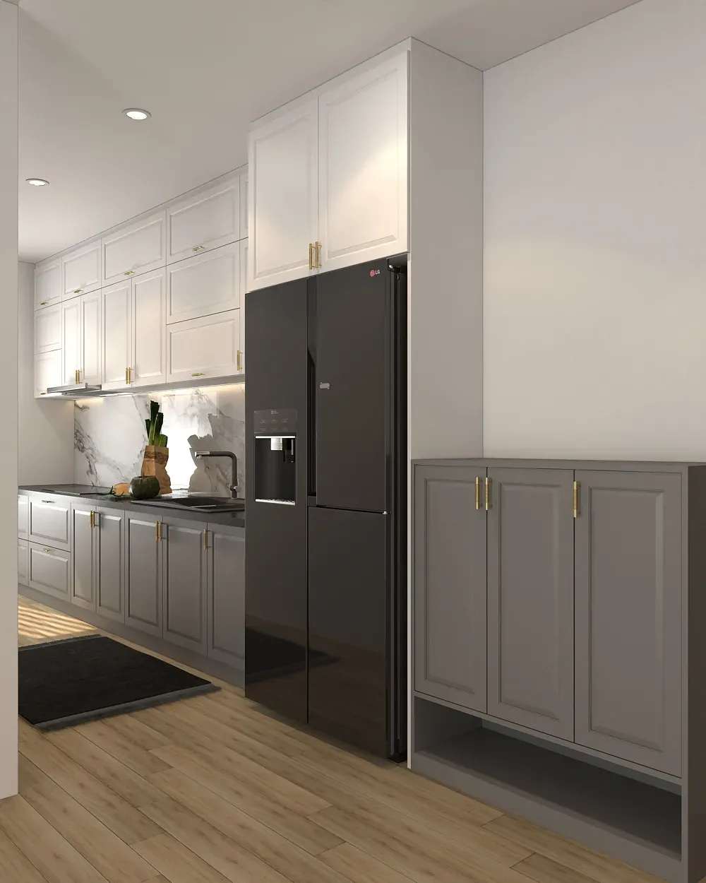 Phòng bếp - Concept căn hộ The Antonia - Phú Mỹ Hưng - Phong cách Modern  | Space T