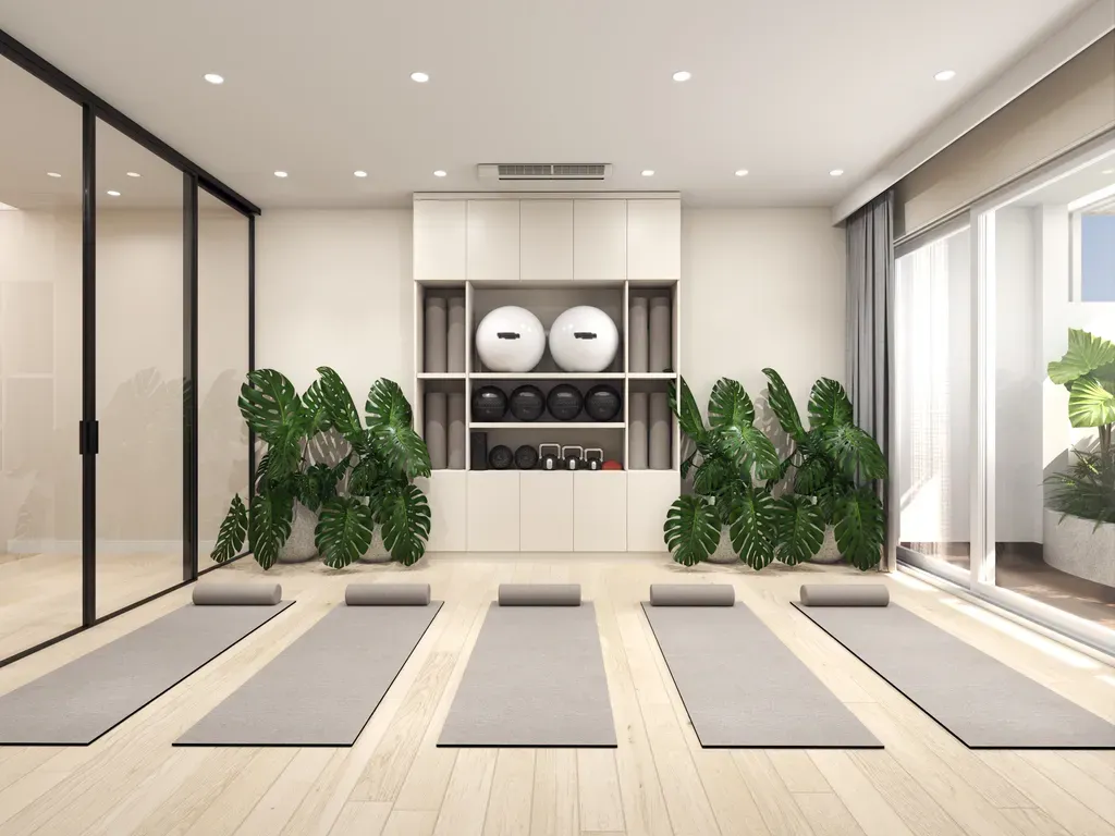 Phòng gym - Concept nhà phố 1 trệt 3 lầu Đặng Thai Mai - Phú Nhuận - Phong cách Modern  | Space T