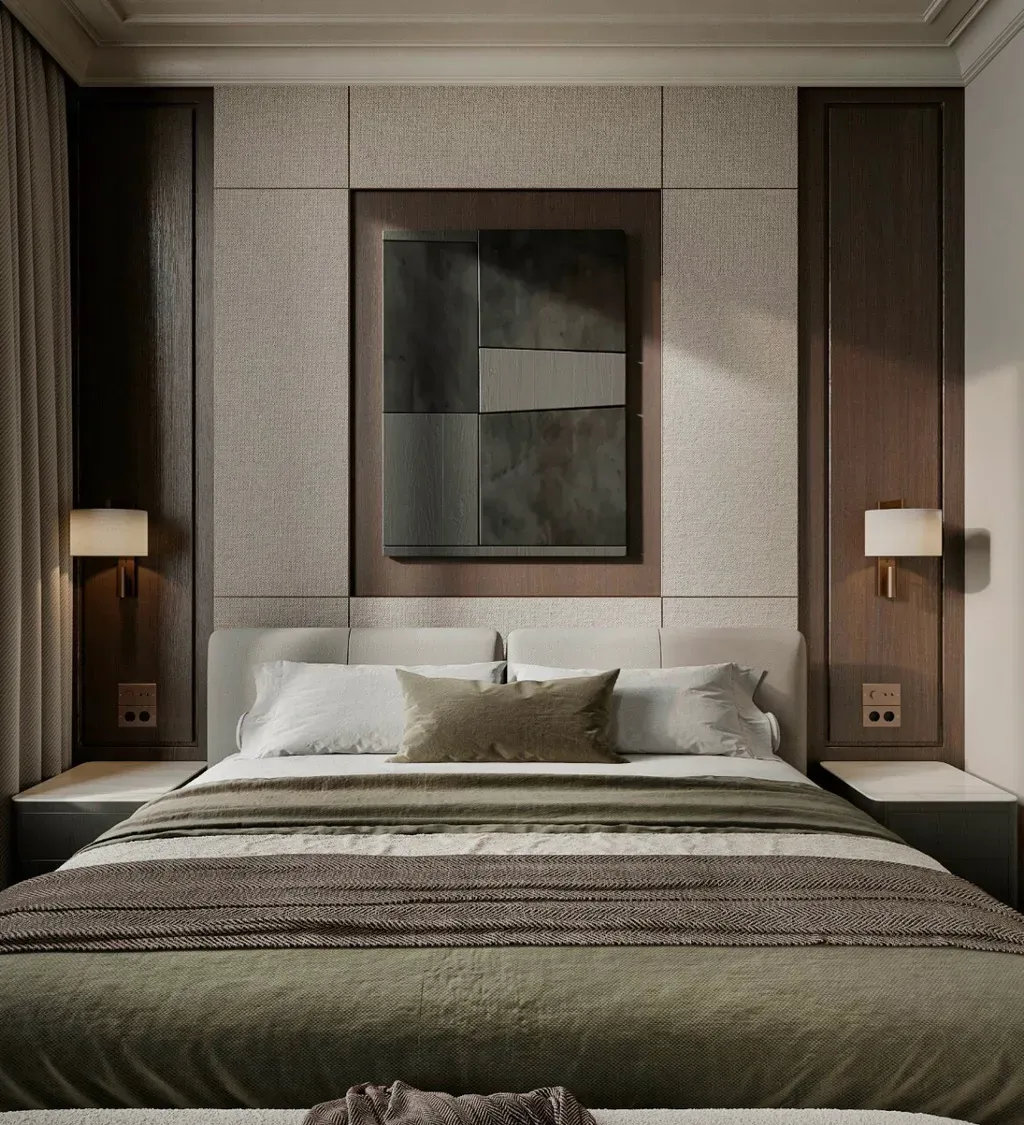 Phòng ngủ - Concept căn hộ - Phong cách Modern   | Space T