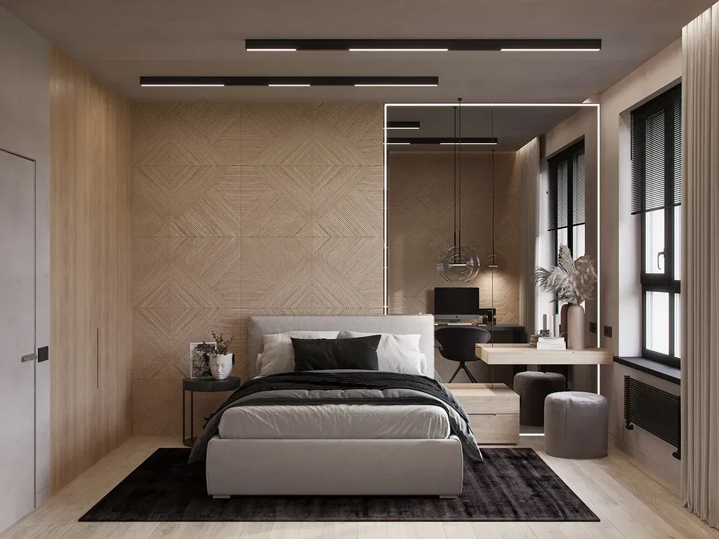 Phòng ngủ - Concept căn hộ - Phong cách Minimalism số 3  | Space T