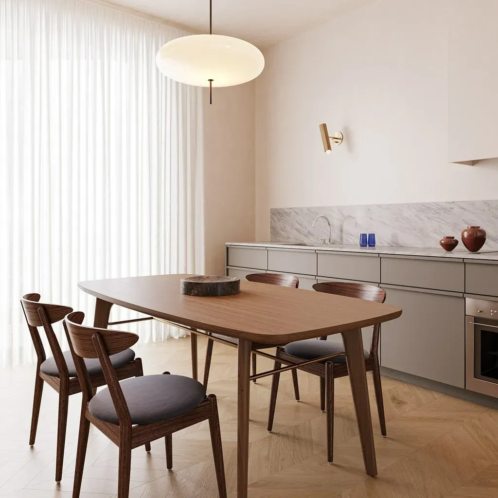 Phòng bếp - Concept căn hộ - Phong cách Japandi số 1  | Space T