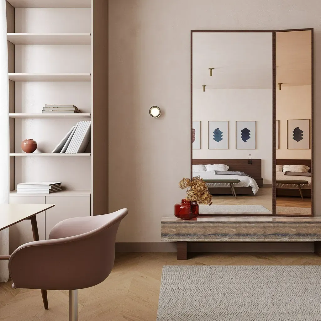 Phòng làm việc - Concept căn hộ - Phong cách Japandi số 1  | Space T