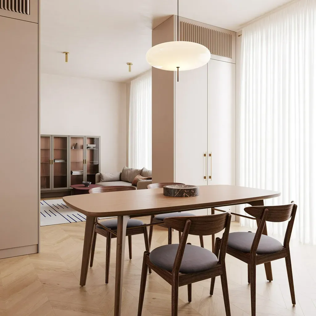 Phòng bếp - Concept căn hộ - Phong cách Japandi số 1  | Space T