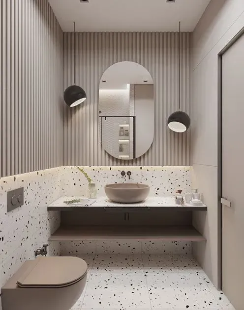 Phòng tắm - Concept căn hộ - Phong cách Japandi số 2  | Space T