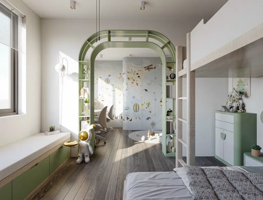 Phòng ngủ - Concept căn hộ - Phong cách Japandi số 2  | Space T