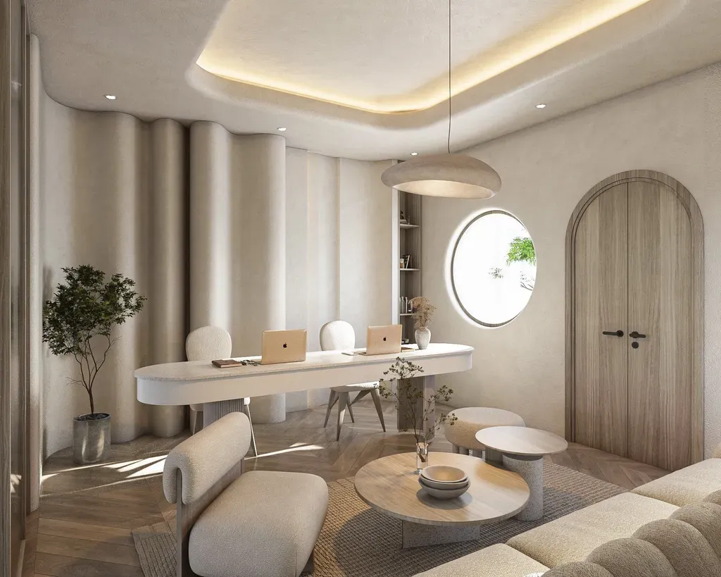 Phòng làm việc - Concept căn hộ - Phong cách Japandi số 2  | Space T