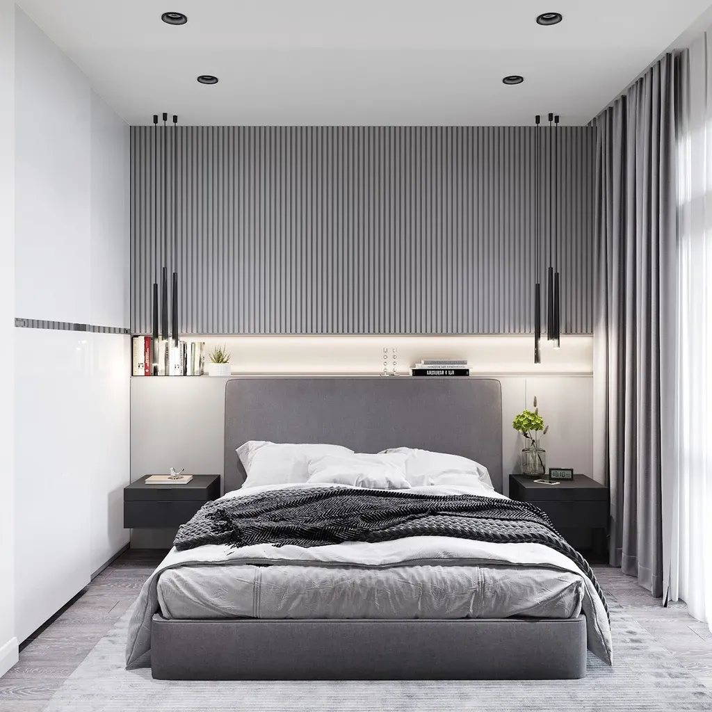 Phòng ngủ - Concept căn hộ - Phong cách Neo Classic & Minimalism số 1  | Space T