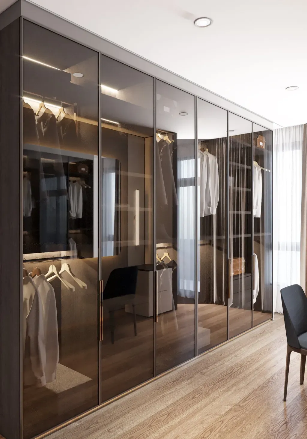 Phòng thay đồ - Concept căn hộ - Phong cách Neo Classic & Minimalism số 2  | Space T