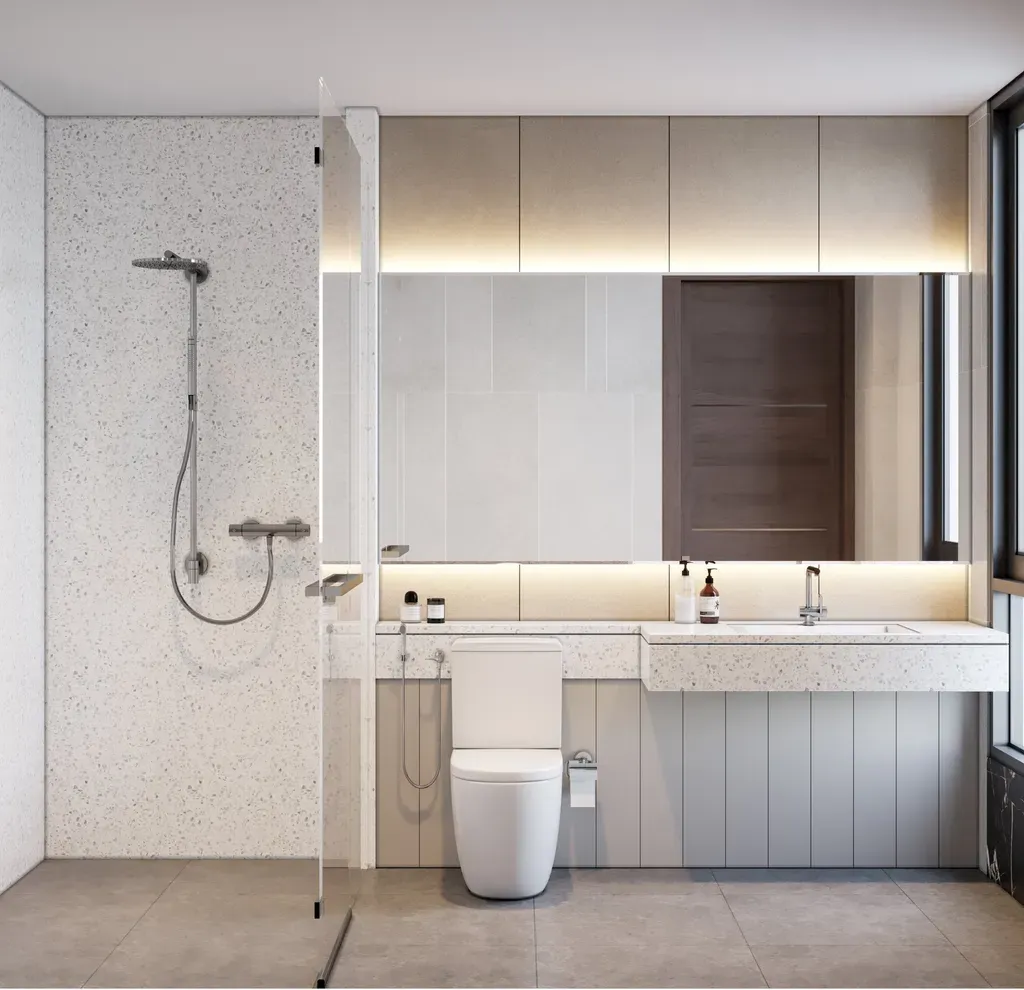 Phòng tắm - Concept căn hộ - Phong cách Neo Classic & Minimalism số 2  | Space T
