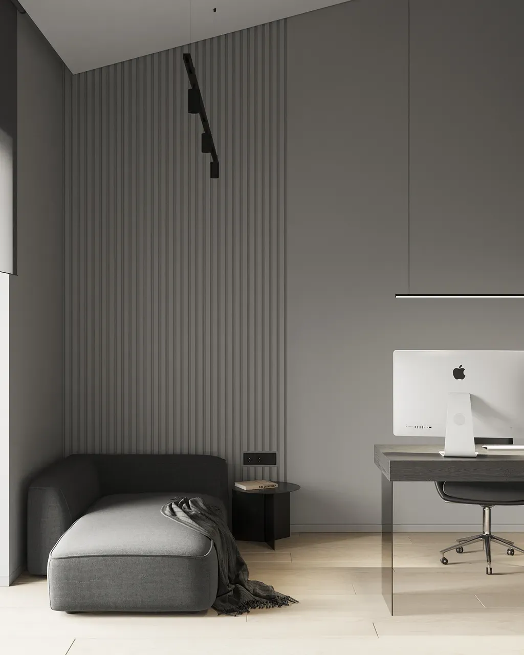 Phòng ngủ - Concept thiết kế 3D căn hộ - Phong cách Minimalism số 1  | Space T