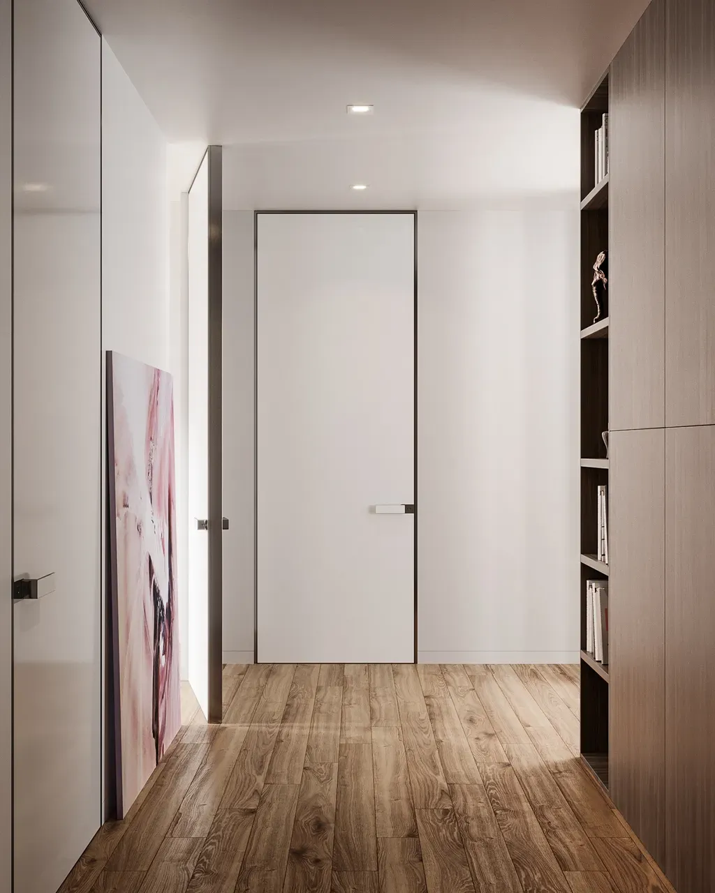 Phòng ngủ, Lối vào - Concept căn hộ - Phong cách Modern số 3  | Space T