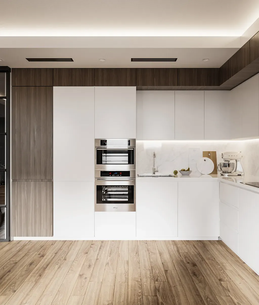 Phòng bếp - Concept căn hộ - Phong cách Modern số 3  | Space T