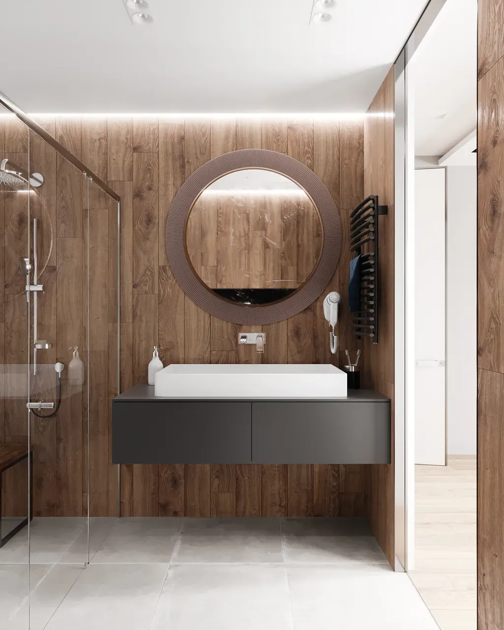 Phòng tắm - Concept căn hộ - Phong cách Modern số 3  | Space T