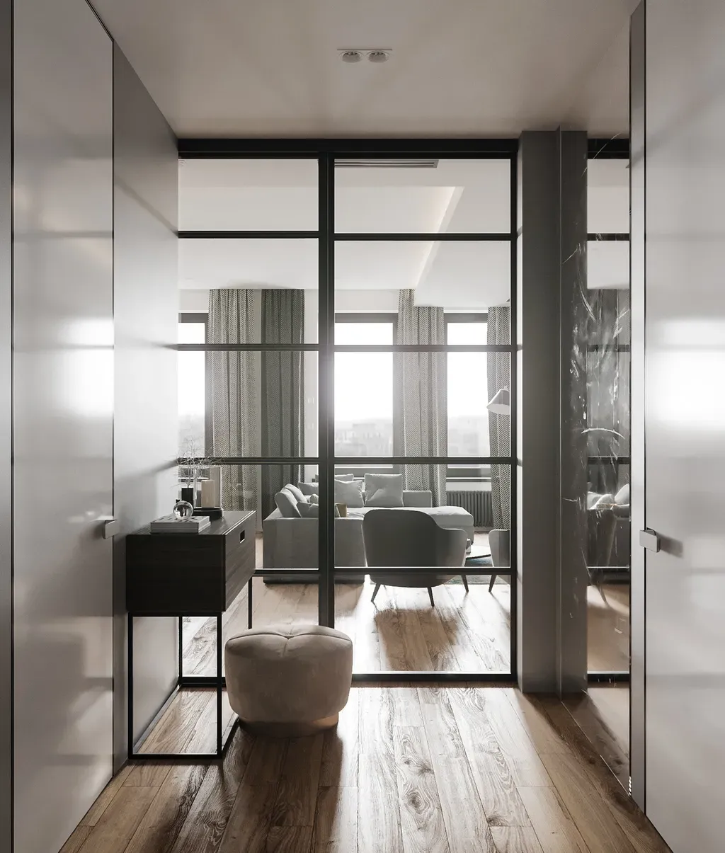 Hành lang - Concept căn hộ - Phong cách Modern số 3  | Space T